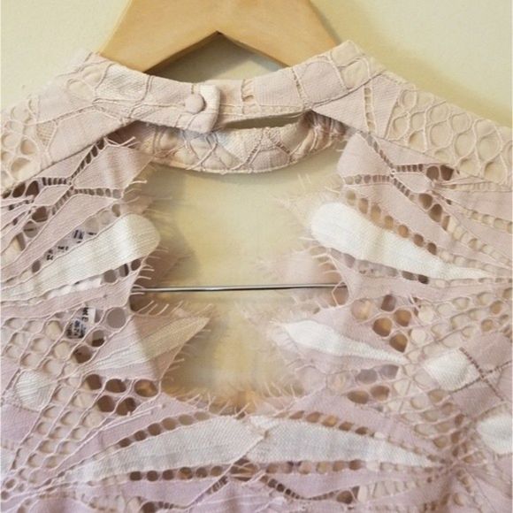 Free People Deco Lace Mini Dress | Ivory Combo - Picture 4 of 12